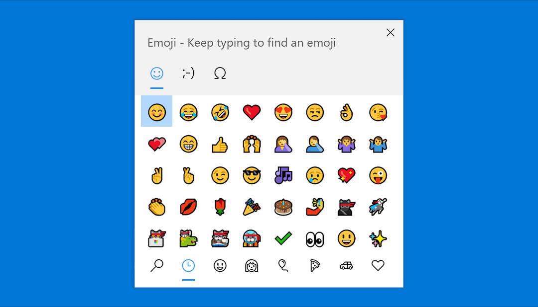Add emoji from your keyboard