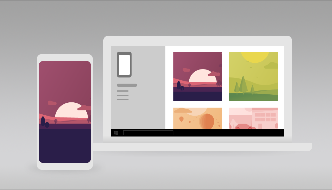 See photos from your phone on your PC